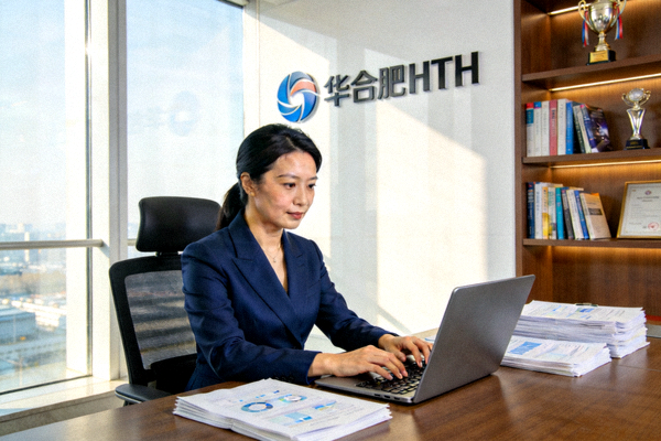 华体会HTH首席技术官李娜女士工作场景照