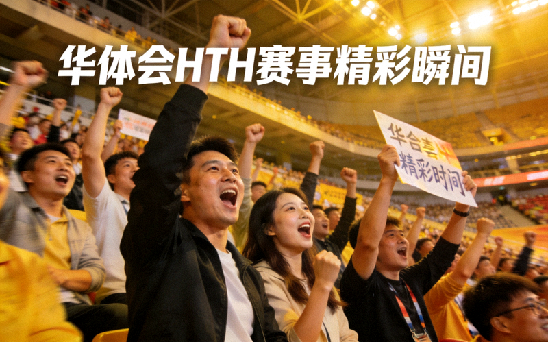 体育场看台上观众为比赛欢呼的场景 - 华体会HTH赛事精彩瞬间
