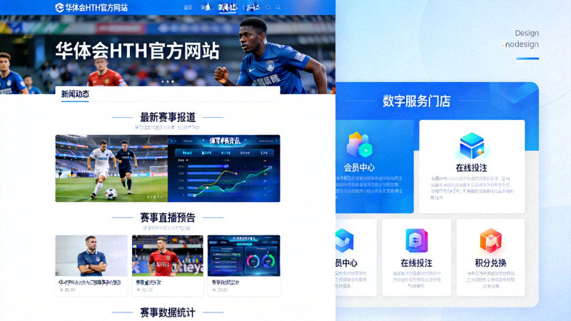 华体会HTH官方网站新闻动态页面展示体育赛事资讯与数字服务门户界面
