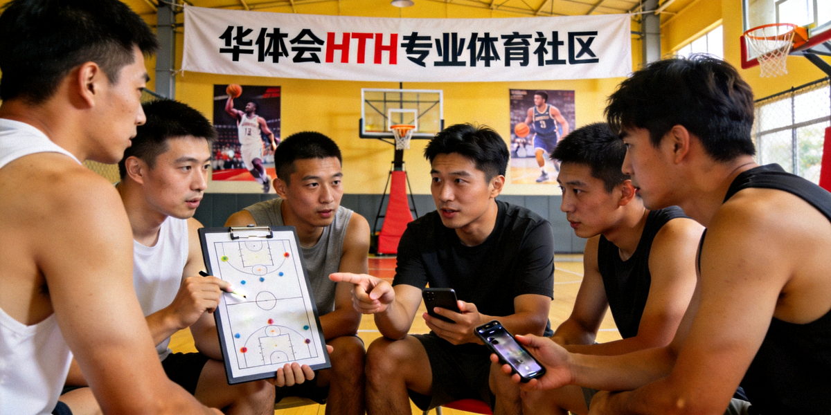 华体会HTH专业体育社区互动场景，篮球爱好者交流讨论比赛战术